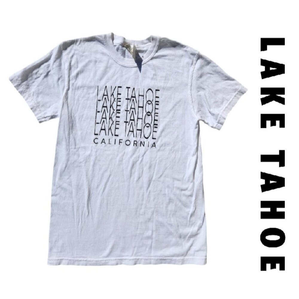 Lake Tahoe Souvenir Shirt T-Shirt Women's Size Small Sierra Nevada California US